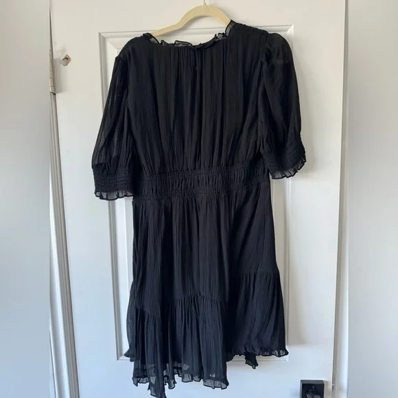 NWT All saints Via dress black US 8 - Picture 4 of 4
